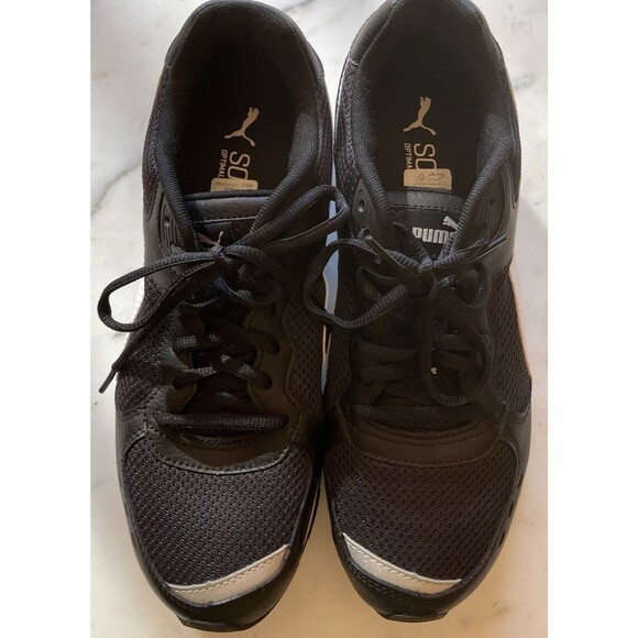 PUMA Vista Lux Running Shoes Black 370503-01 SNEAKERS 8 EUC - Picture 3 of 11